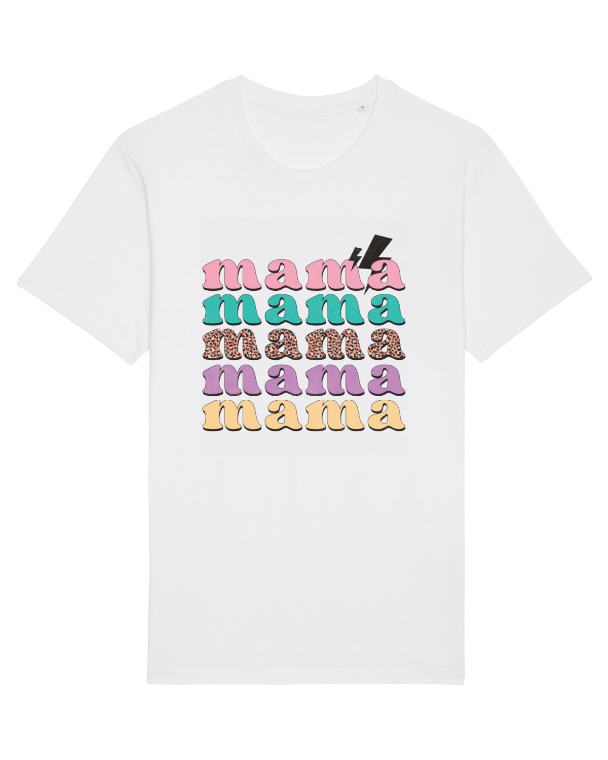 Tricou mânecă scurtă Unisex Rocker White