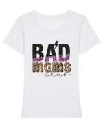 Bad Moms Club Tricou mânecă scurtă guler larg fitted Damă Expresser