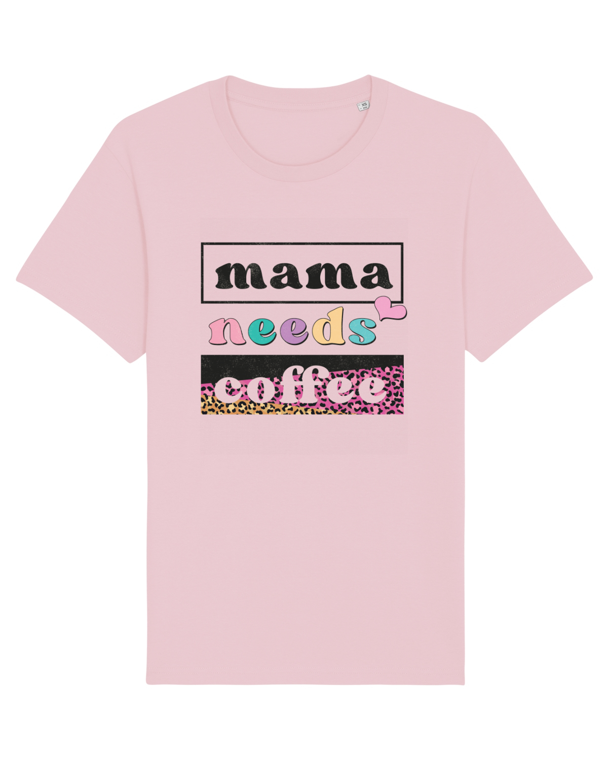 Tricou mânecă scurtă Unisex Rocker Cotton Pink