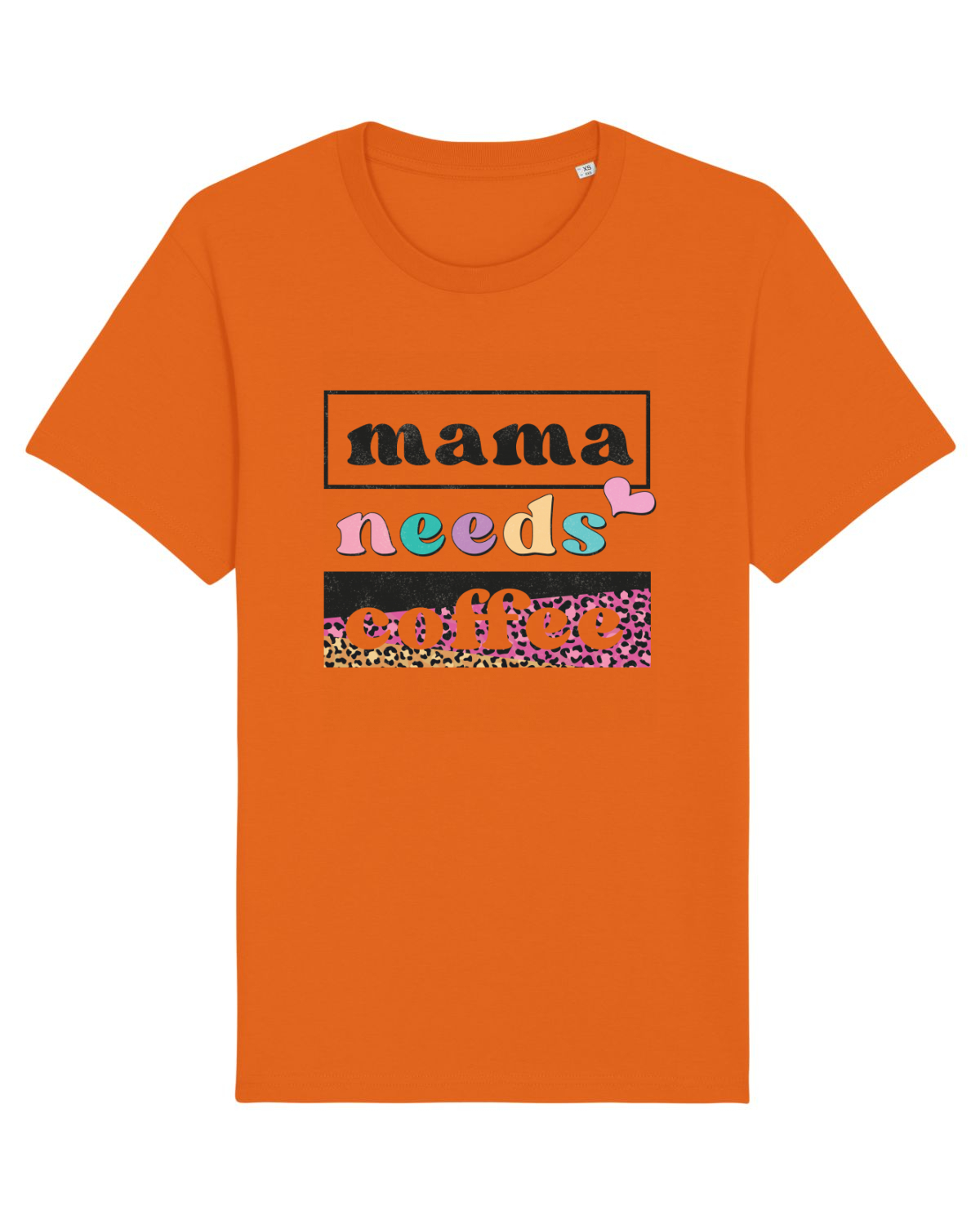 Tricou mânecă scurtă Unisex Rocker Bright Orange