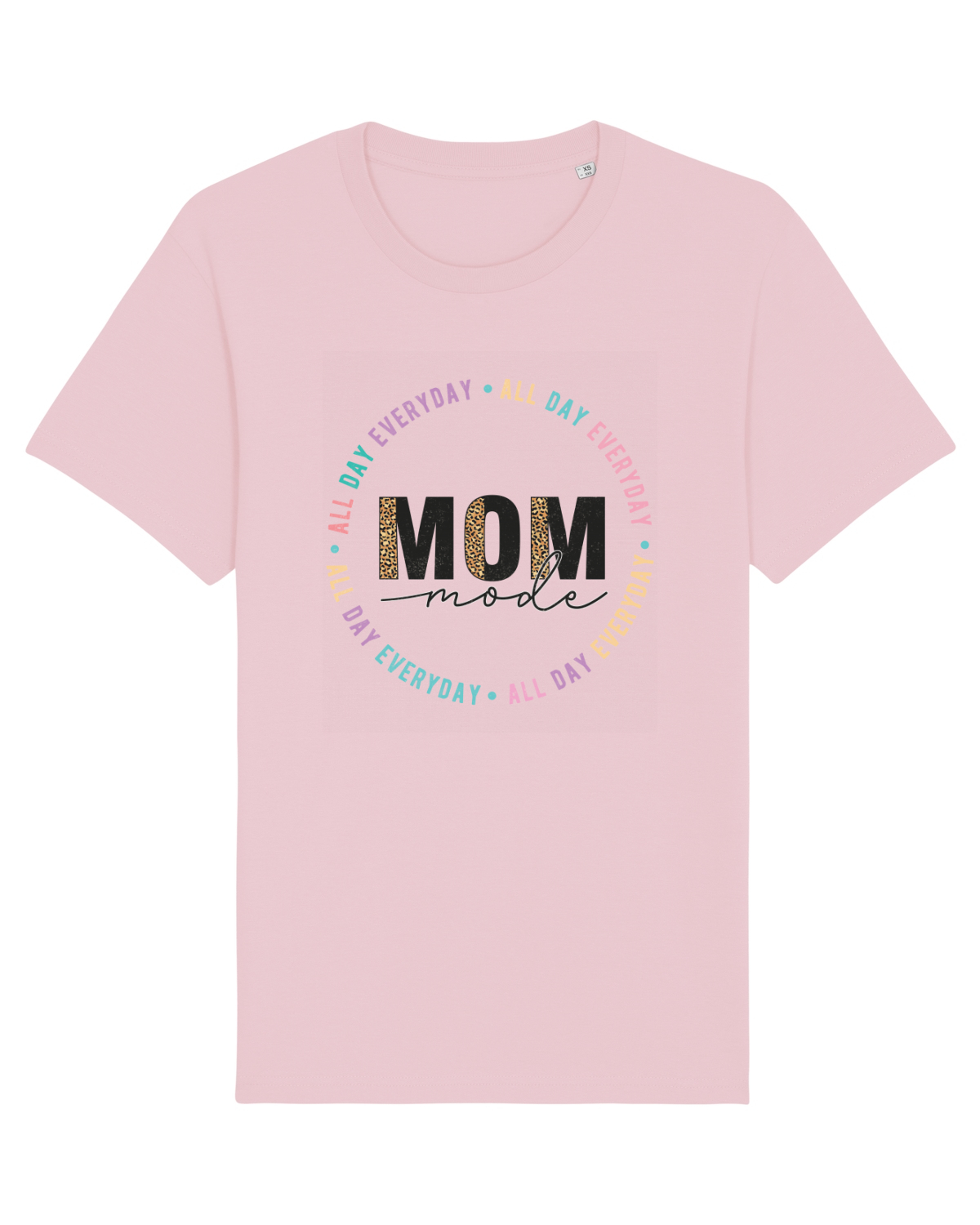 Tricou mânecă scurtă Unisex Rocker Cotton Pink