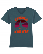 Kyokushin Karate  Tricou mânecă scurtă guler V Bărbat Presenter