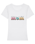Oh honey, I'm that Mom Tricou mânecă scurtă guler larg fitted Damă Expresser