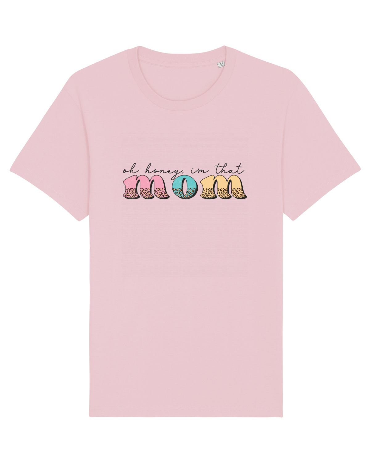 Tricou mânecă scurtă Unisex Rocker Cotton Pink