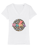 Mama Tricou mânecă scurtă guler V Damă Evoker