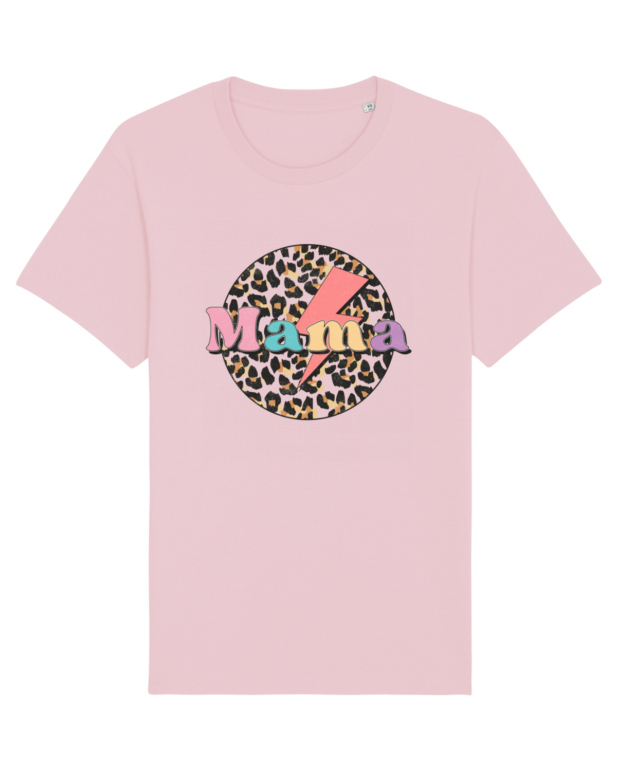 Tricou mânecă scurtă Unisex Rocker Cotton Pink