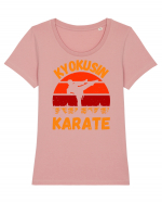 Kyokushin Karate  Tricou mânecă scurtă guler larg fitted Damă Expresser