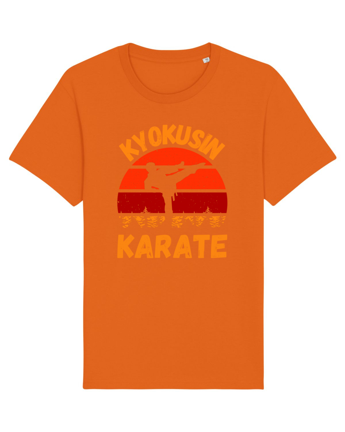 Tricou mânecă scurtă Unisex Rocker Bright Orange