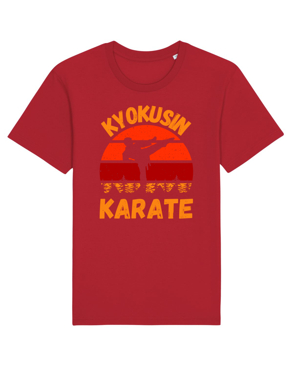 Tricou mânecă scurtă Unisex Rocker Red