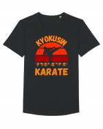 Kyokushin Karate  Tricou mânecă scurtă guler larg Bărbat Skater