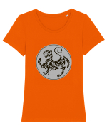 Shotokan Karate Tricou mânecă scurtă guler larg fitted Damă Expresser