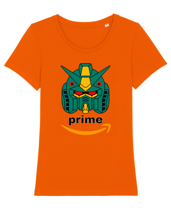 Funny Retro Optimus  Prime Pun Bright Orange