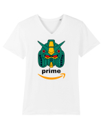 Funny Retro Optimus  Prime Pun Tricou mânecă scurtă guler V Bărbat Presenter