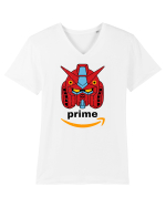Funny Retro Optimus  Prime Pun Tricou mânecă scurtă guler V Bărbat Presenter