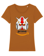 Funny Retro Optimus  Prime Pun Tricou mânecă scurtă guler larg fitted Damă Expresser