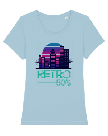 80' Retro City Sky Blue