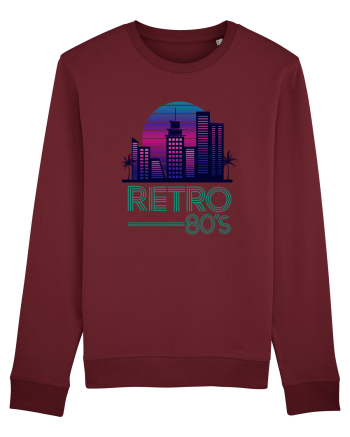80' Retro City Burgundy
