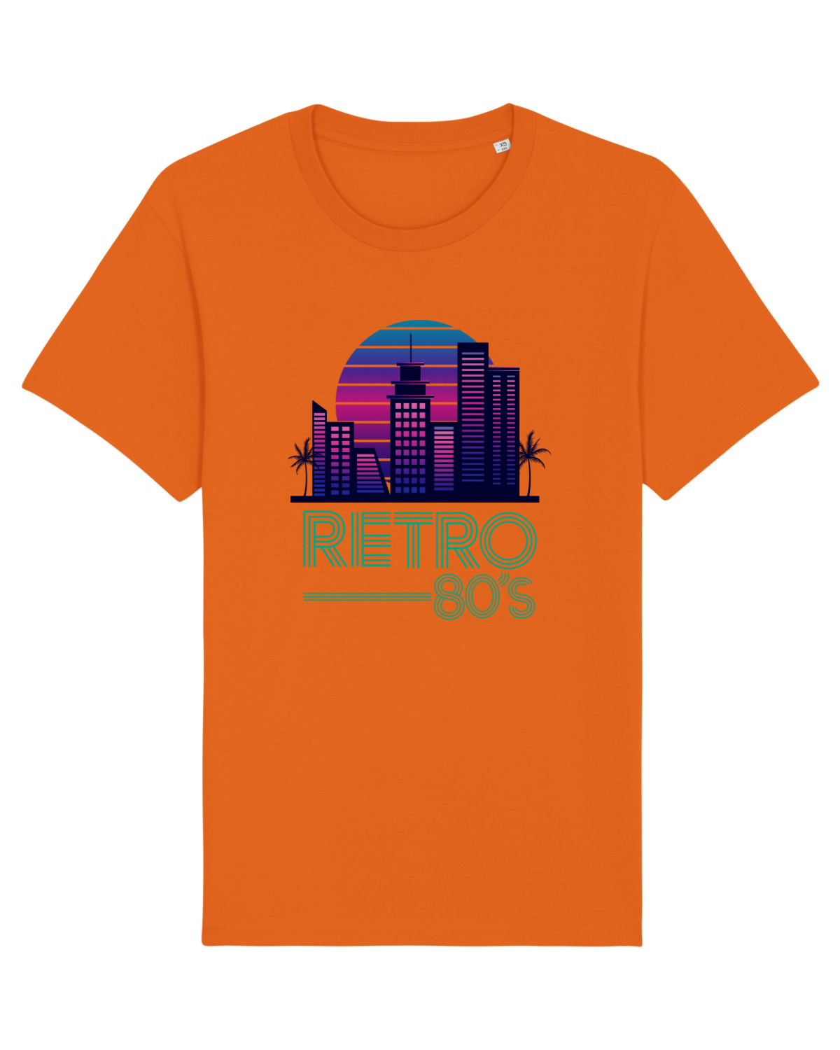 Tricou mânecă scurtă Unisex Rocker Bright Orange
