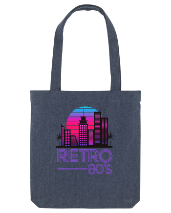 80' Retro City Midnight Blue