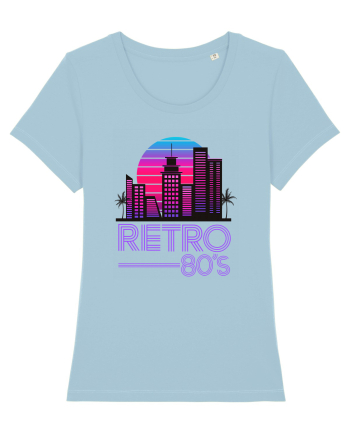80' Retro City Sky Blue