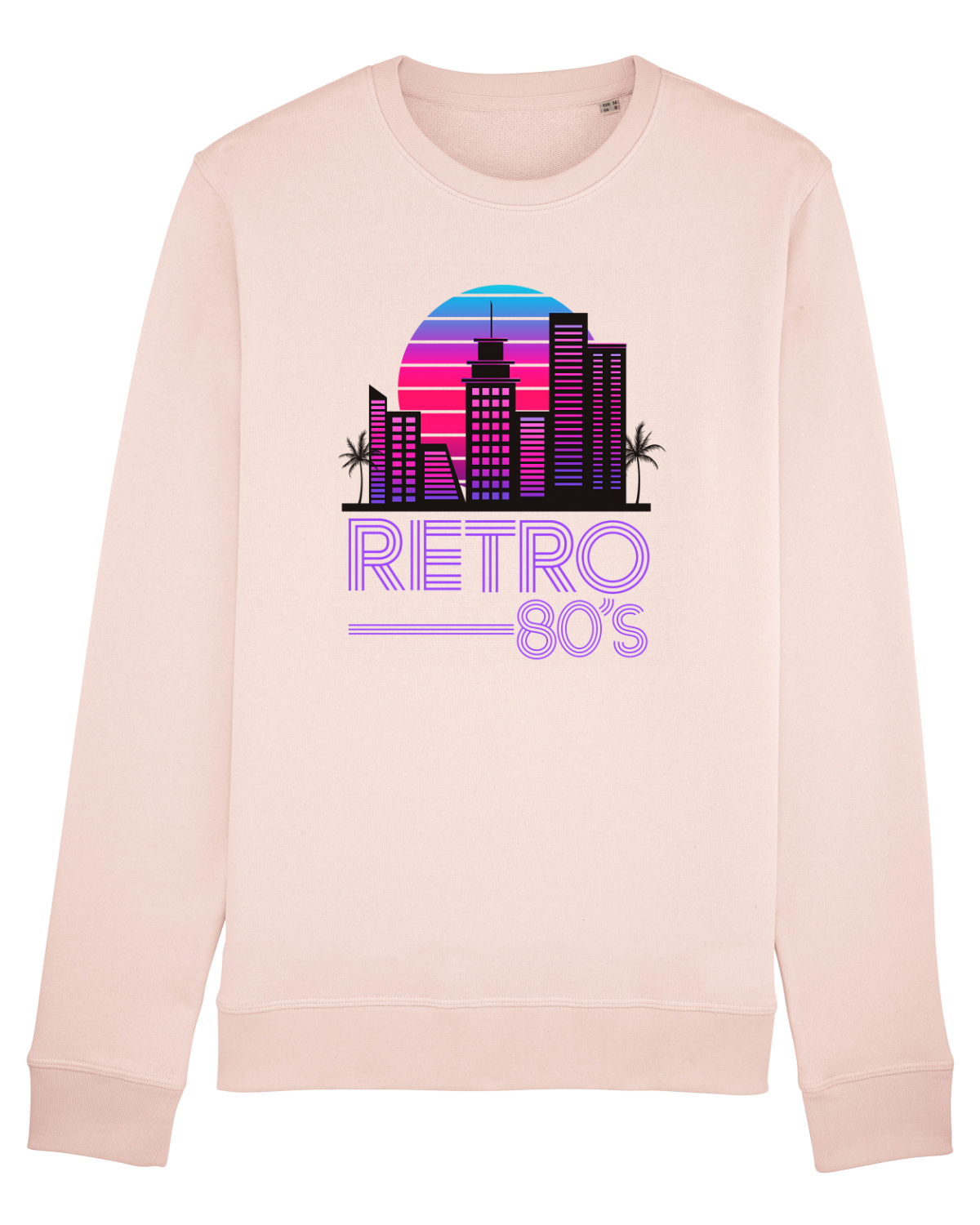 Bluză mânecă lungă Unisex Rise Candy Pink