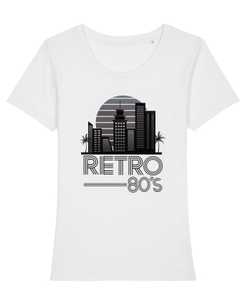 80' Retro City White