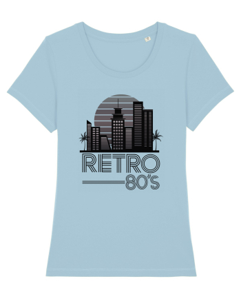 80' Retro City Sky Blue