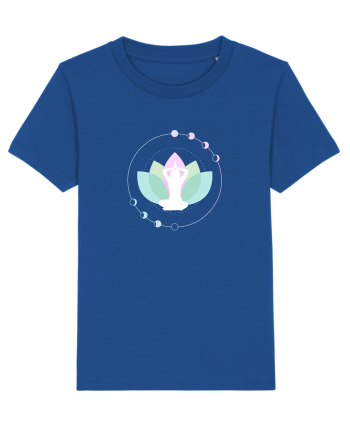 Yoga pose Majorelle Blue
