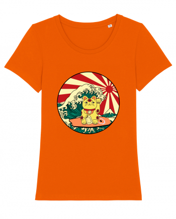 Great Wave Cat Bright Orange