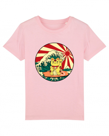 Great Wave Cat Cotton Pink