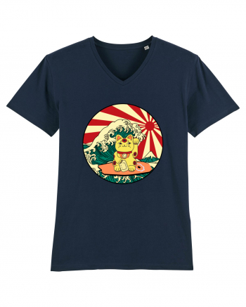 Great Wave Cat French Navy