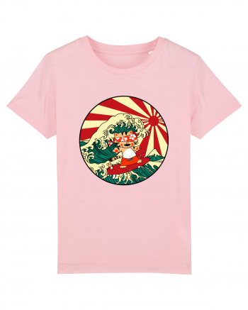 Great Wave Cat Cotton Pink