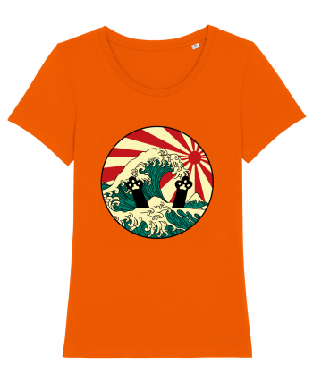 Great Wave Cat Bright Orange