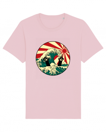 Great Wave Cat Cotton Pink