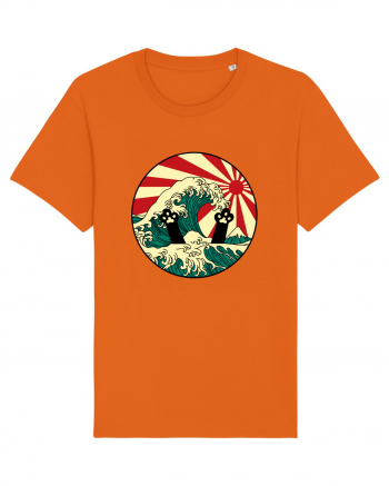 Great Wave Cat Bright Orange