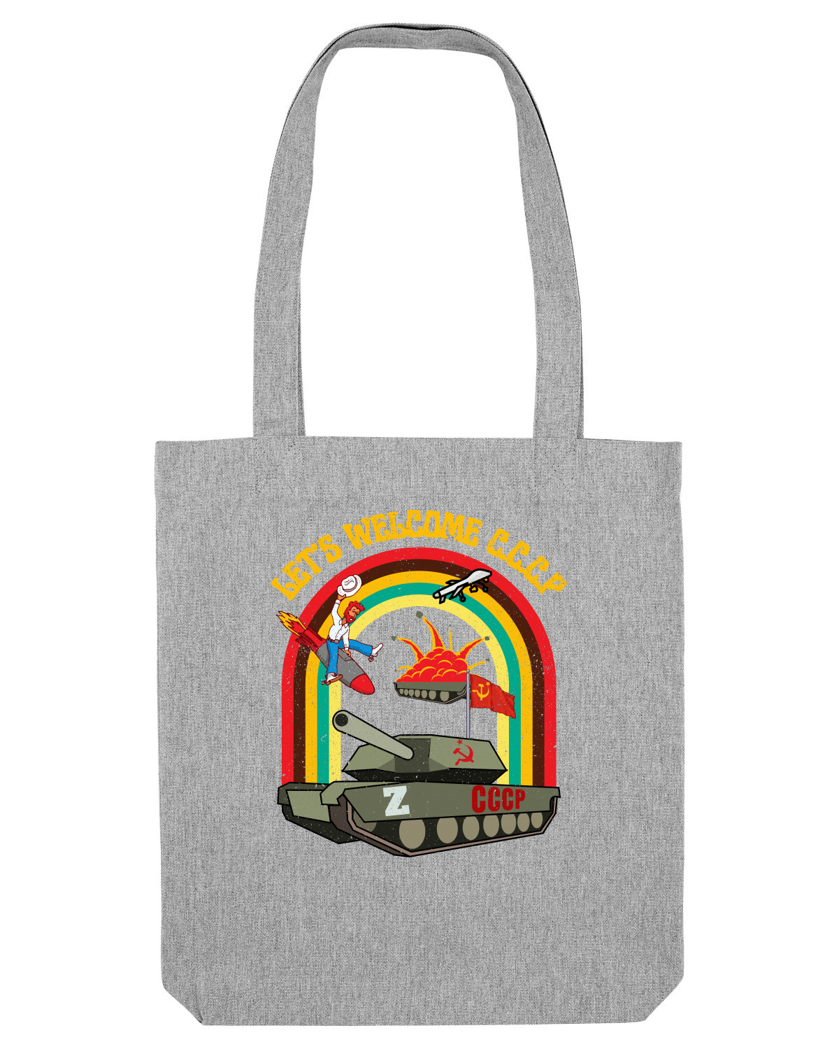 Sacoșă textilă Heather Grey