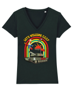 Let's Welcome C.C.C.P. Tricou mânecă scurtă guler V Damă Evoker