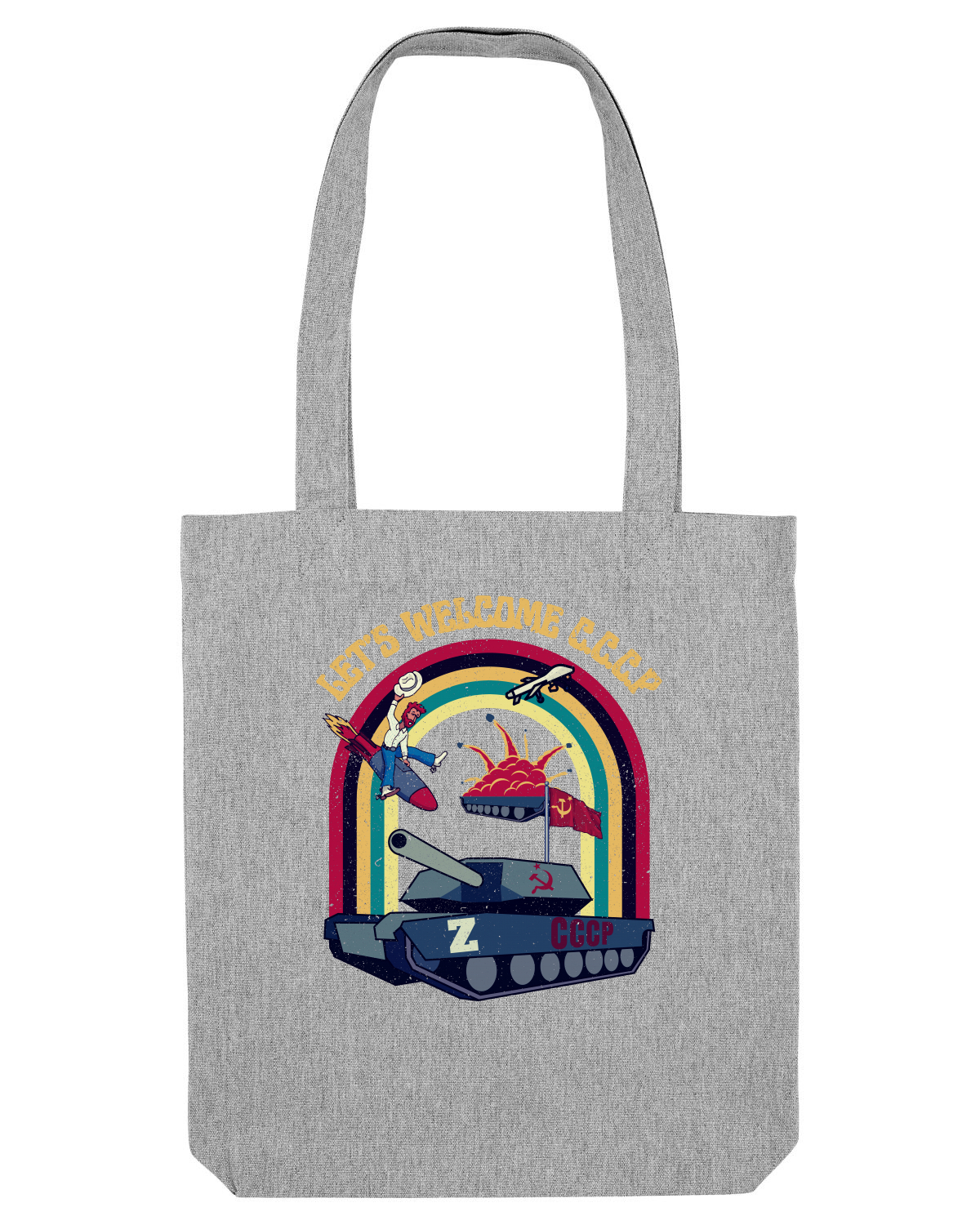 Sacoșă textilă Heather Grey