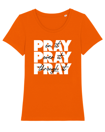 PRAY PRAY PRAY Bright Orange