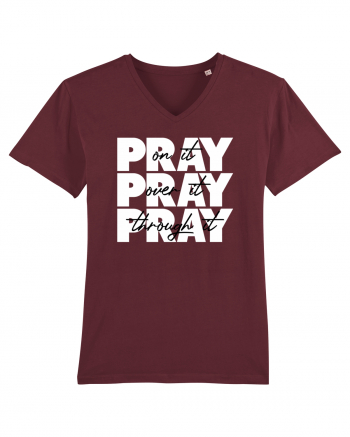 PRAY PRAY PRAY Burgundy