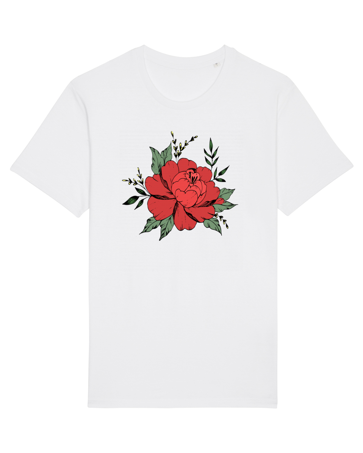 Tricou mânecă scurtă Unisex Rocker White