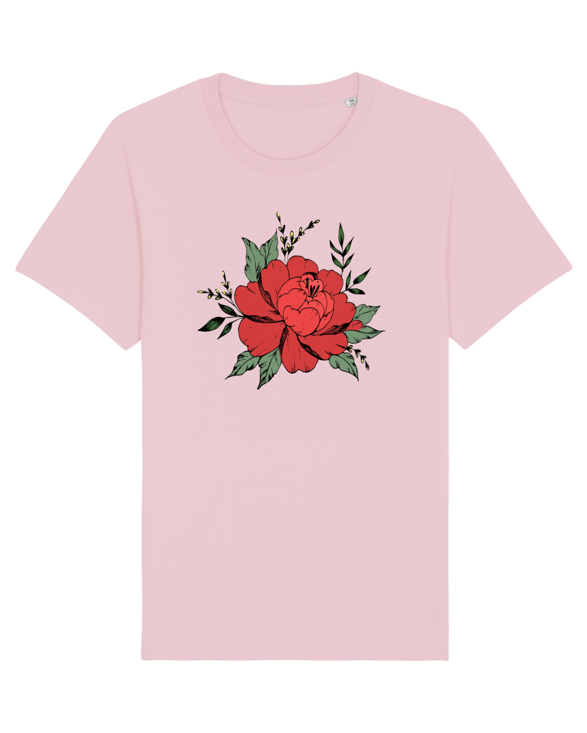 Tricou mânecă scurtă Unisex Rocker Cotton Pink