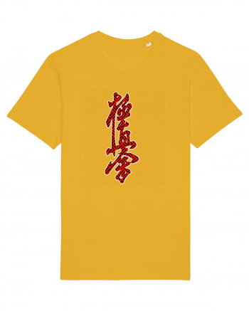 Kyokushin Karate Kanji Spectra Yellow