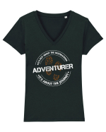 ADVENTURER Tricou mânecă scurtă guler V Damă Evoker
