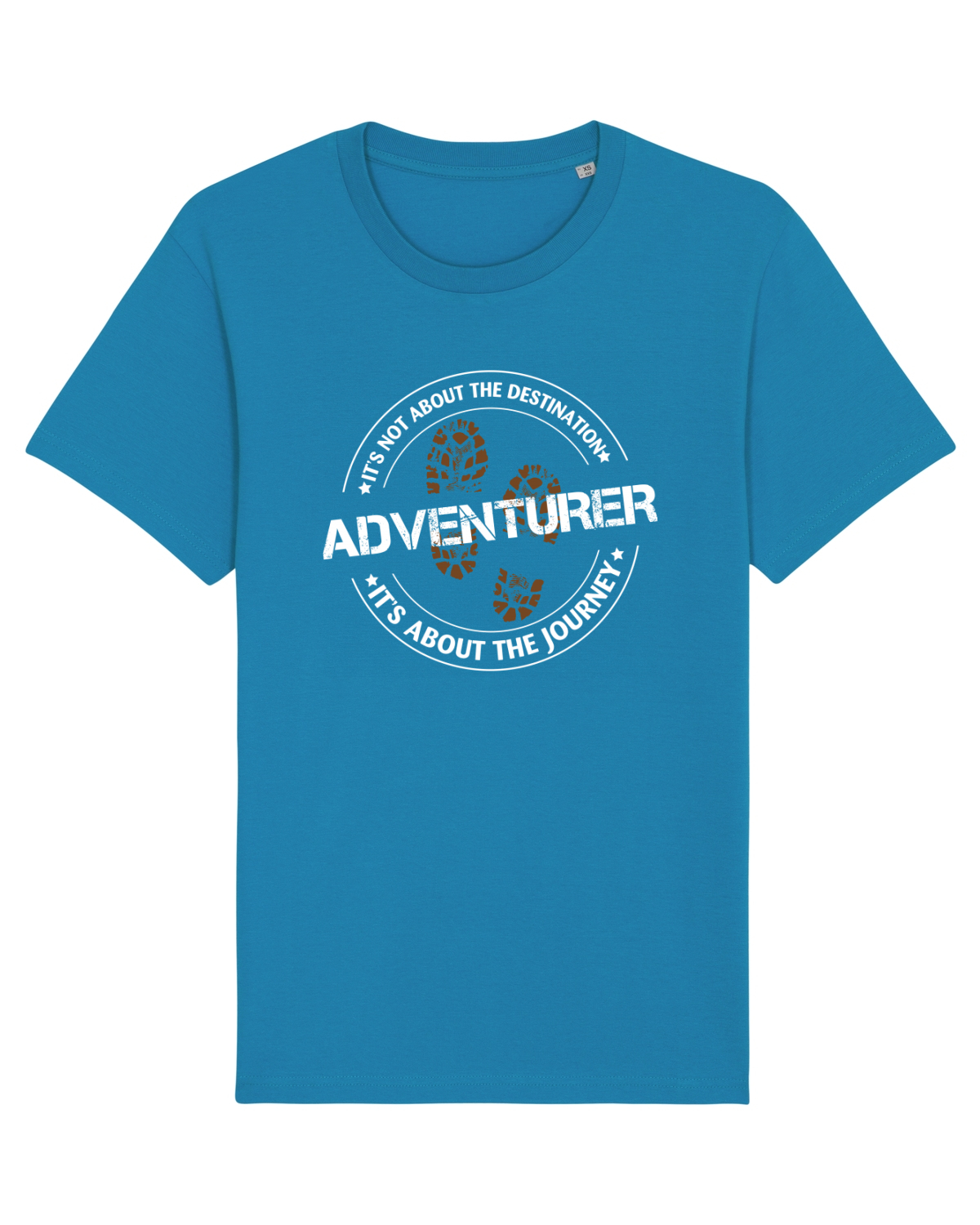 Tricou mânecă scurtă Unisex Rocker Azur