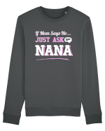 ASK NANA Bluză mânecă lungă Unisex Rise
