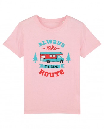 Always Take the Scenic Route Cotton Pink