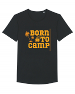 Born to Camp Tricou mânecă scurtă guler larg Bărbat Skater