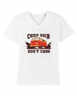 Camp Hair Don't Care Tricou mânecă scurtă guler V Bărbat Presenter