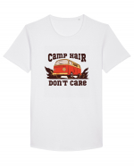 Camp Hair Don't Care Tricou mânecă scurtă guler larg Bărbat Skater